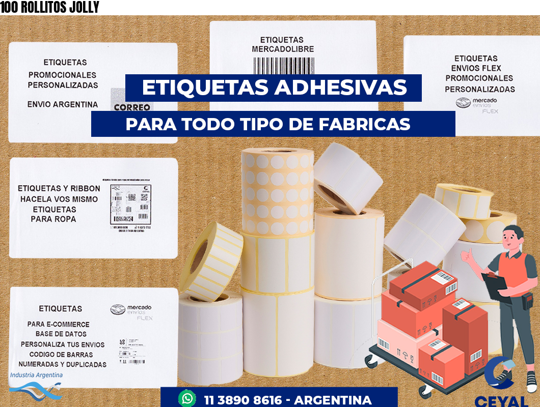 100 ROLLITOS JOLLY
