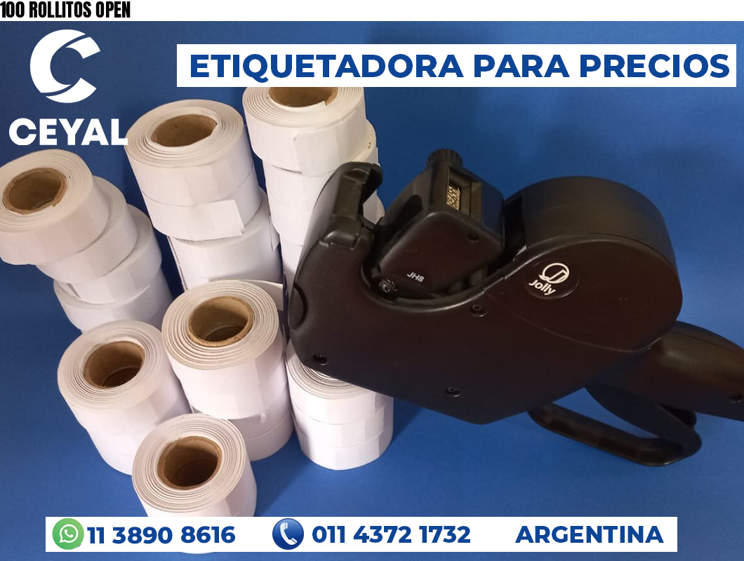 100 ROLLITOS OPEN