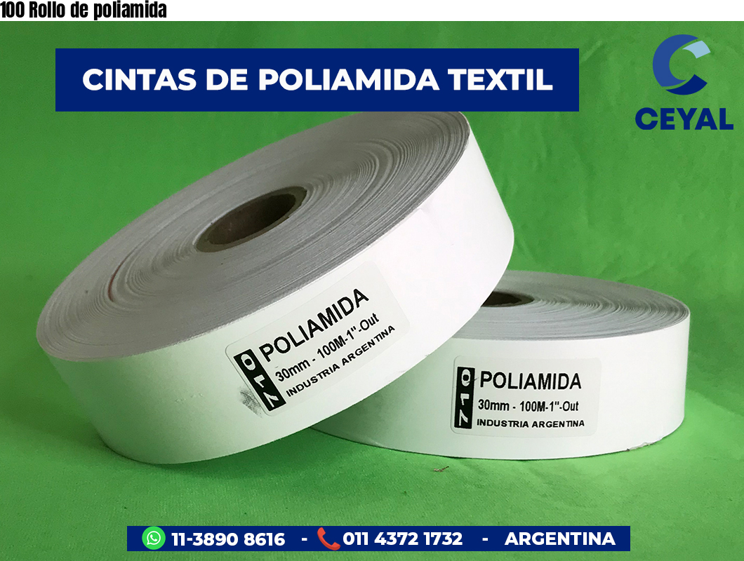 100 Rollo de poliamida