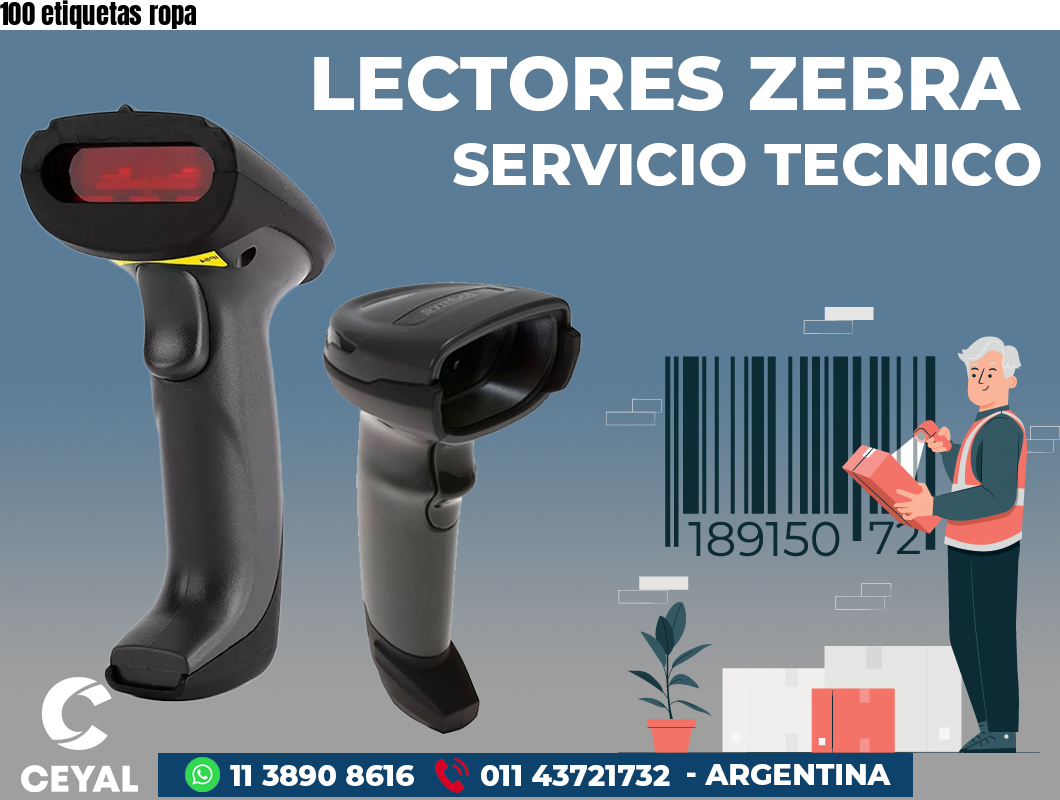100 etiquetas ropa