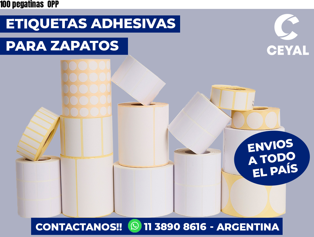 100 pegatinas  OPP