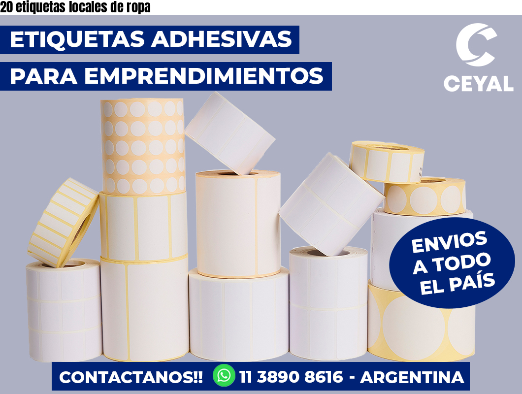 20 etiquetas locales de ropa