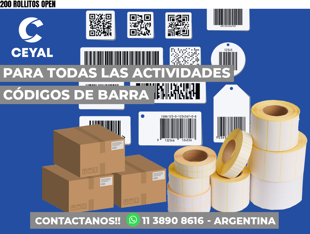 200 ROLLITOS OPEN