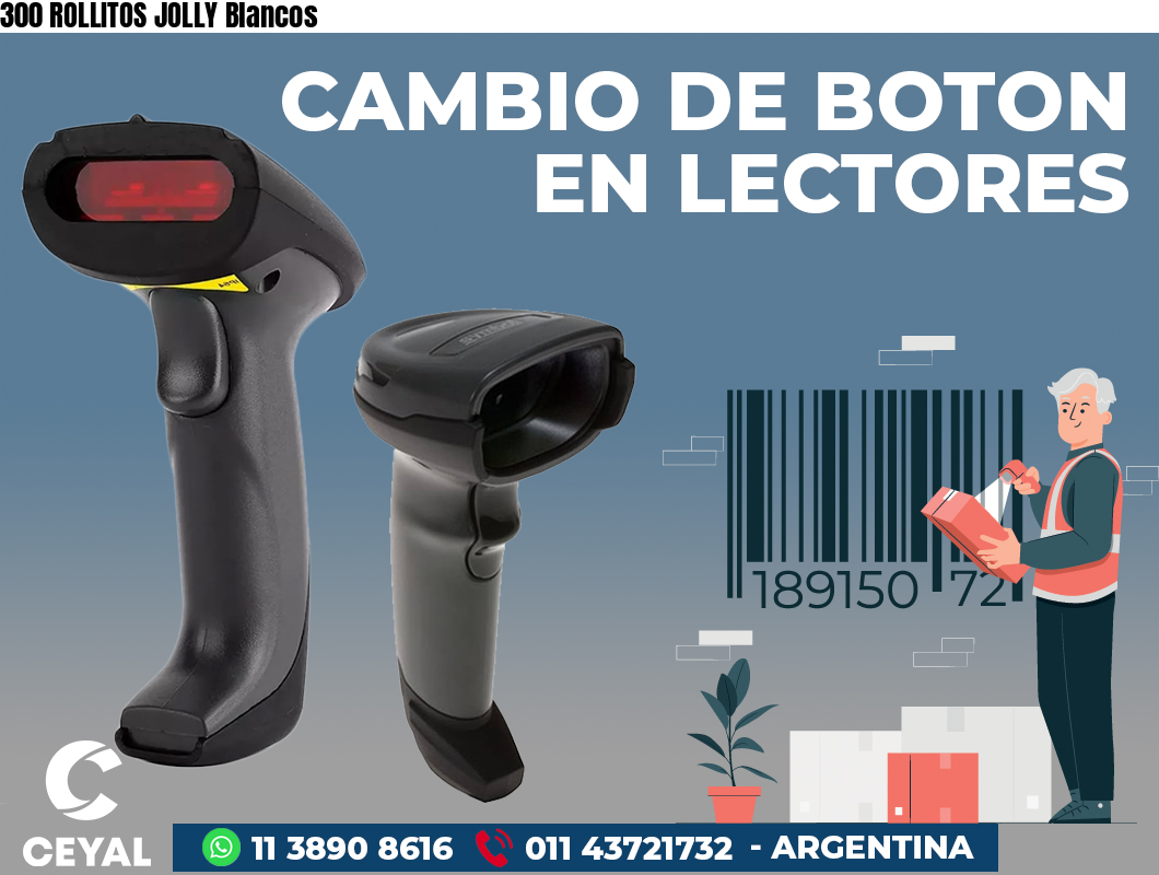 300 ROLLITOS JOLLY Blancos