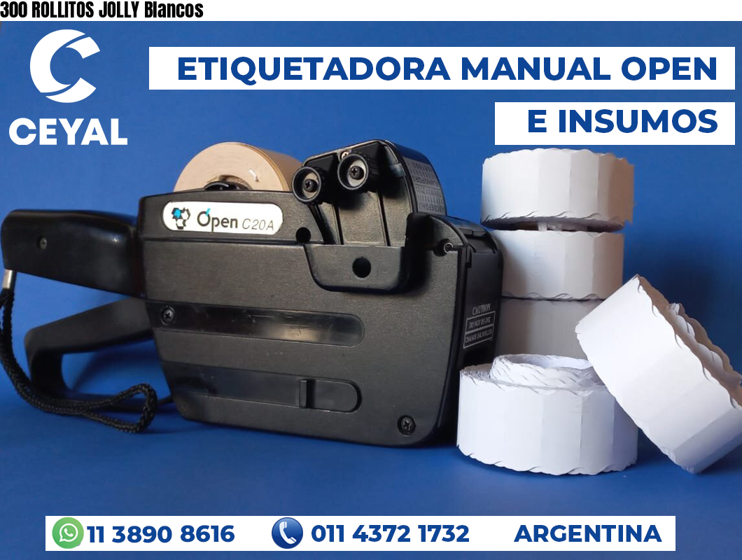 300 ROLLITOS JOLLY Blancos