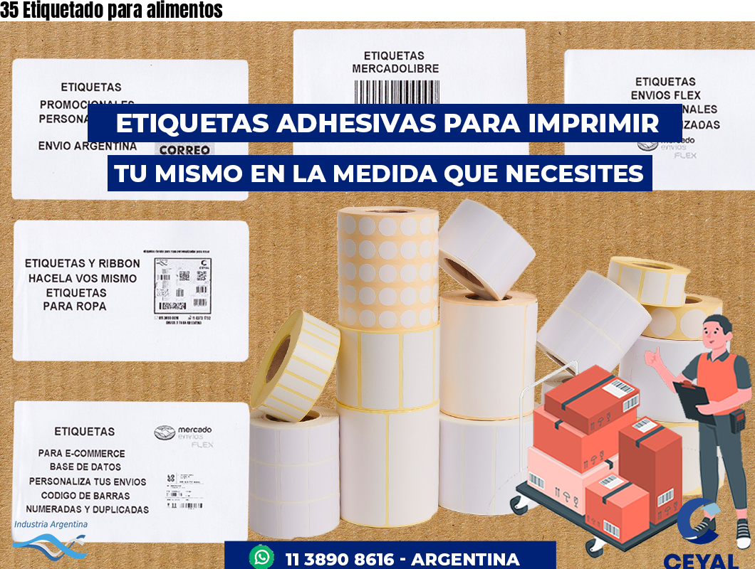 35 Etiquetado para alimentos