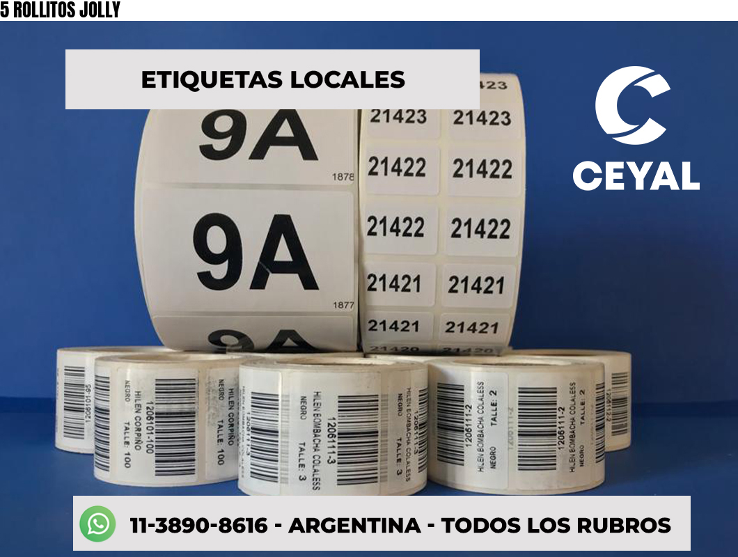 5 ROLLITOS JOLLY