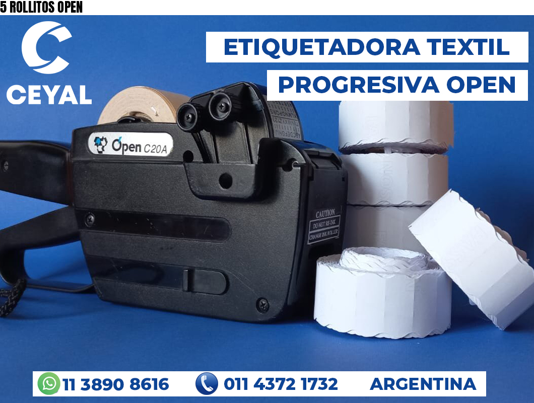 5 ROLLITOS OPEN