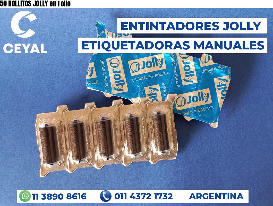 50 ROLLITOS JOLLY en rollo