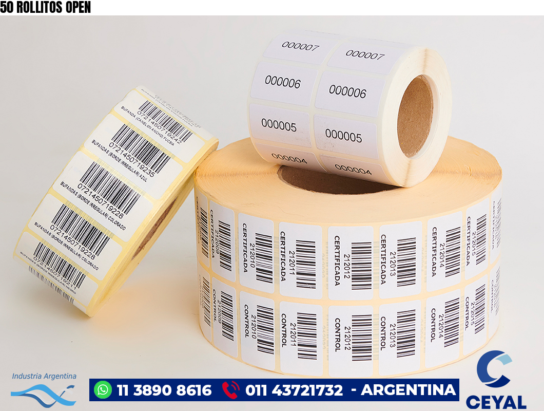 50 ROLLITOS OPEN