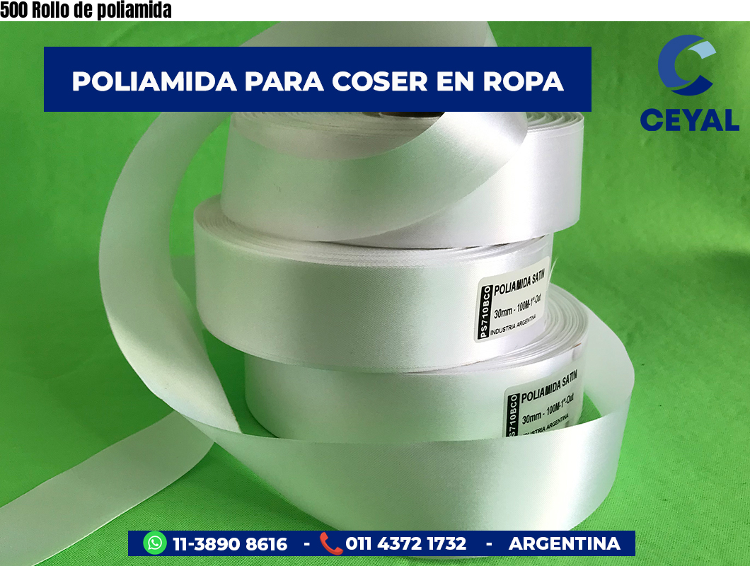 500 Rollo de poliamida