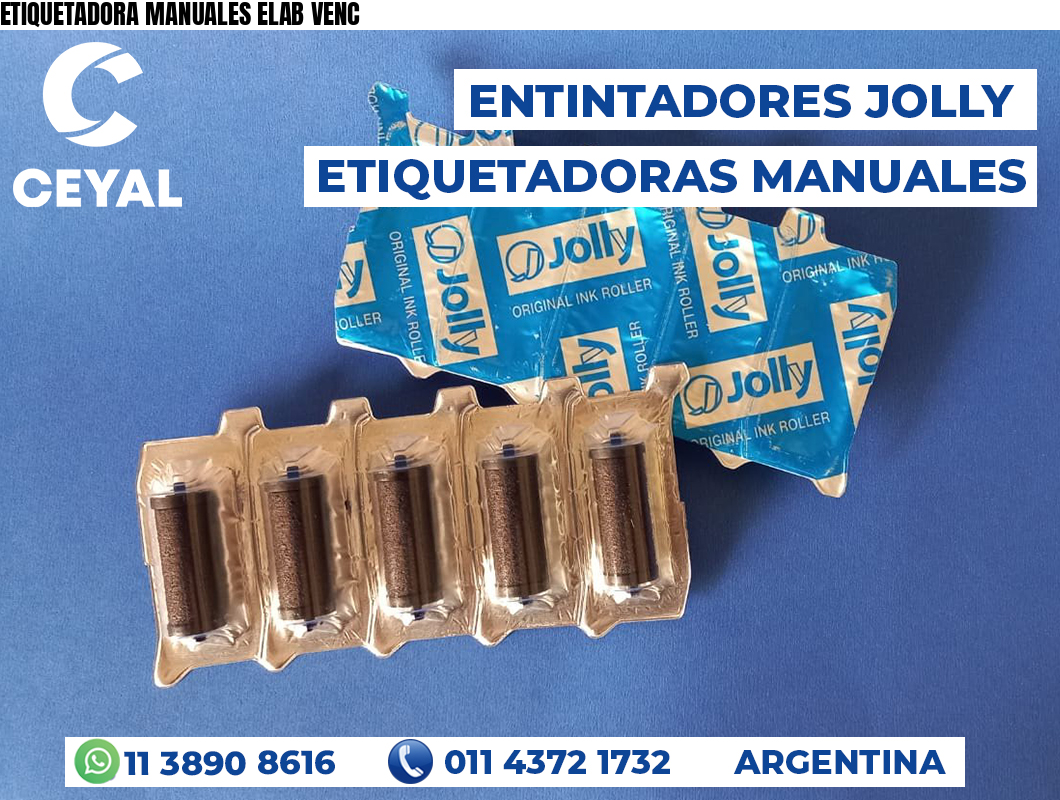 ETIQUETADORA MANUALES ELAB VENC