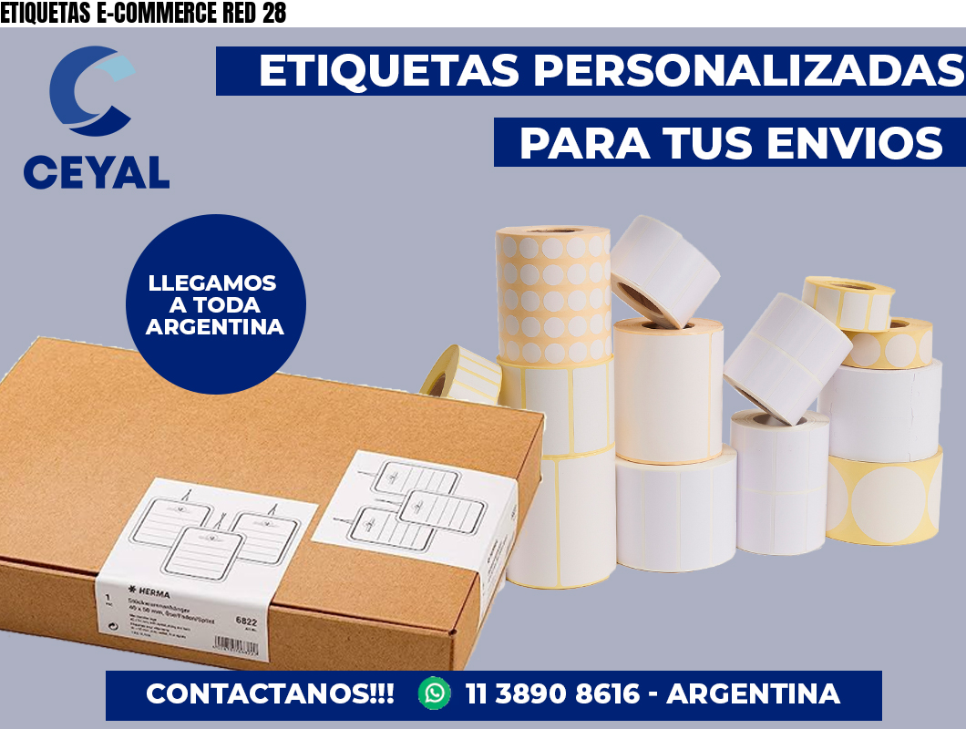 ETIQUETAS E-COMMERCE RED 28