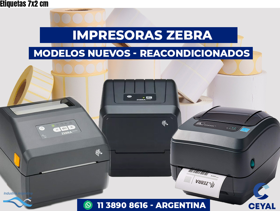 Etiquetas 7x2 cm