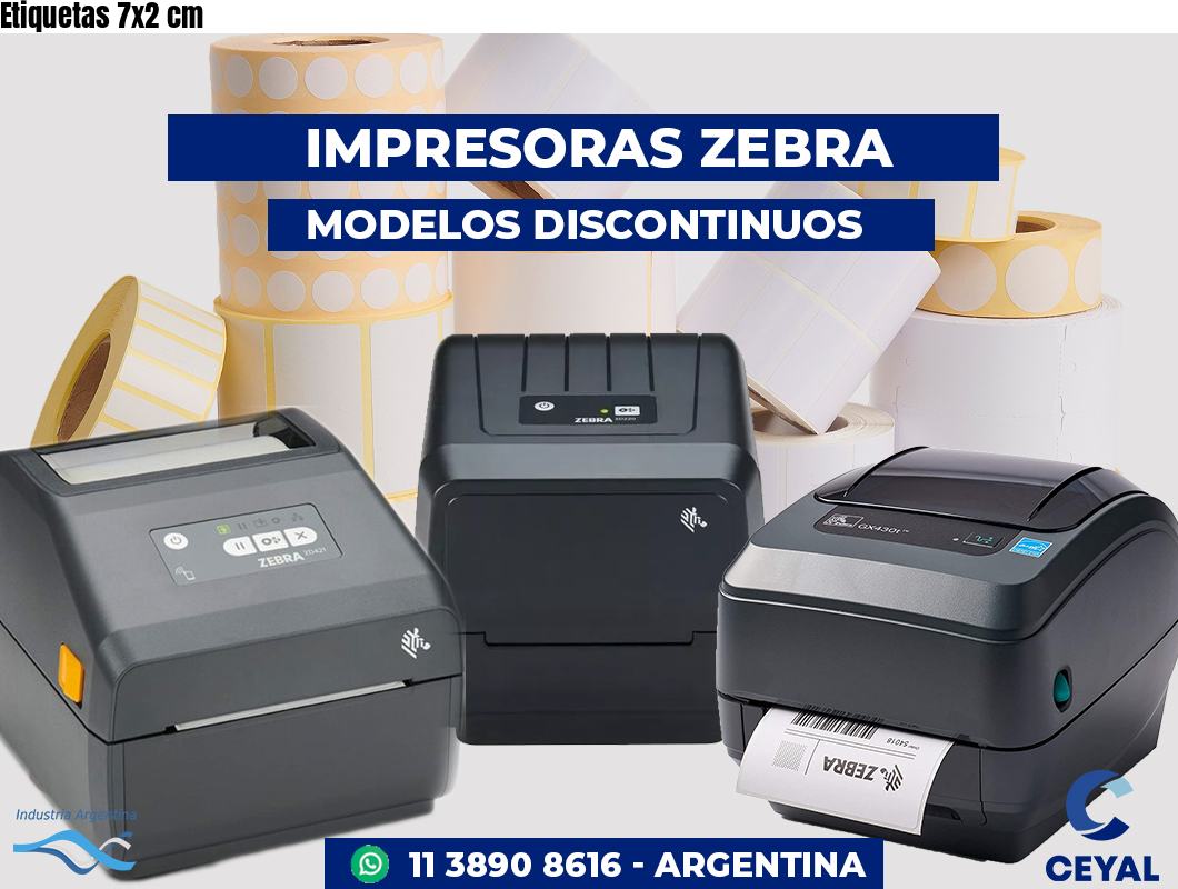 Etiquetas 7x2 cm