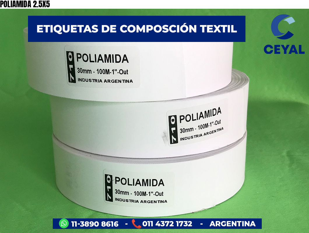 POLIAMIDA 2.5X5