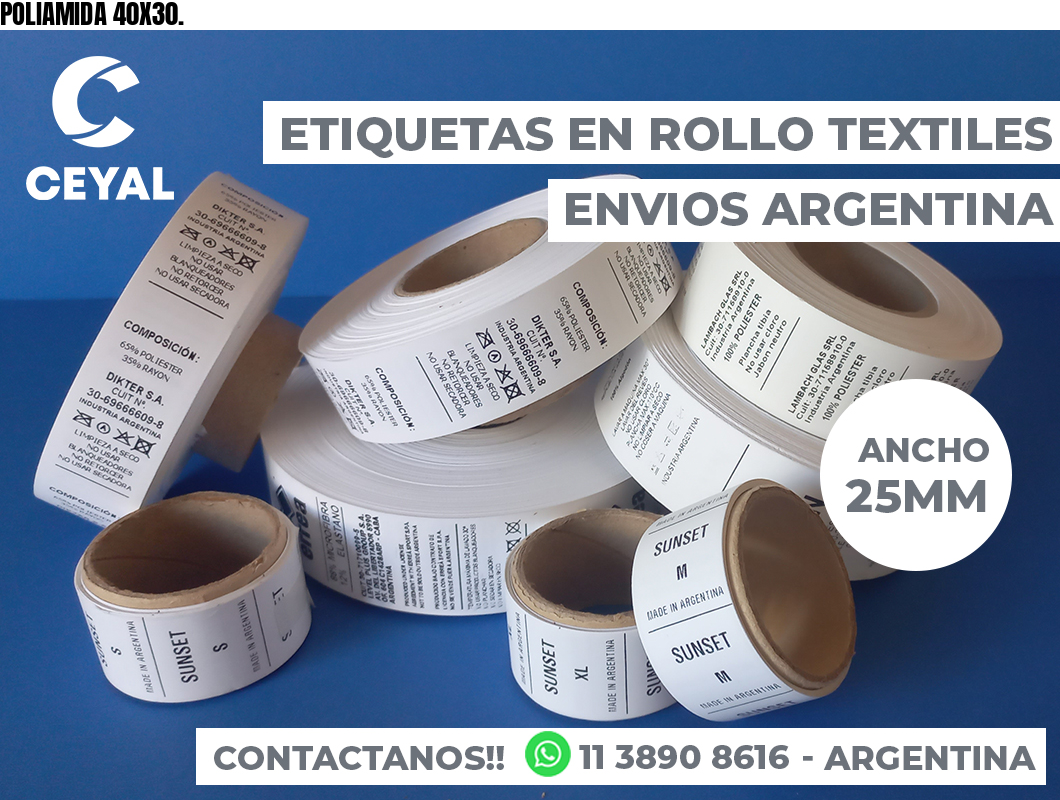 POLIAMIDA 40X30.