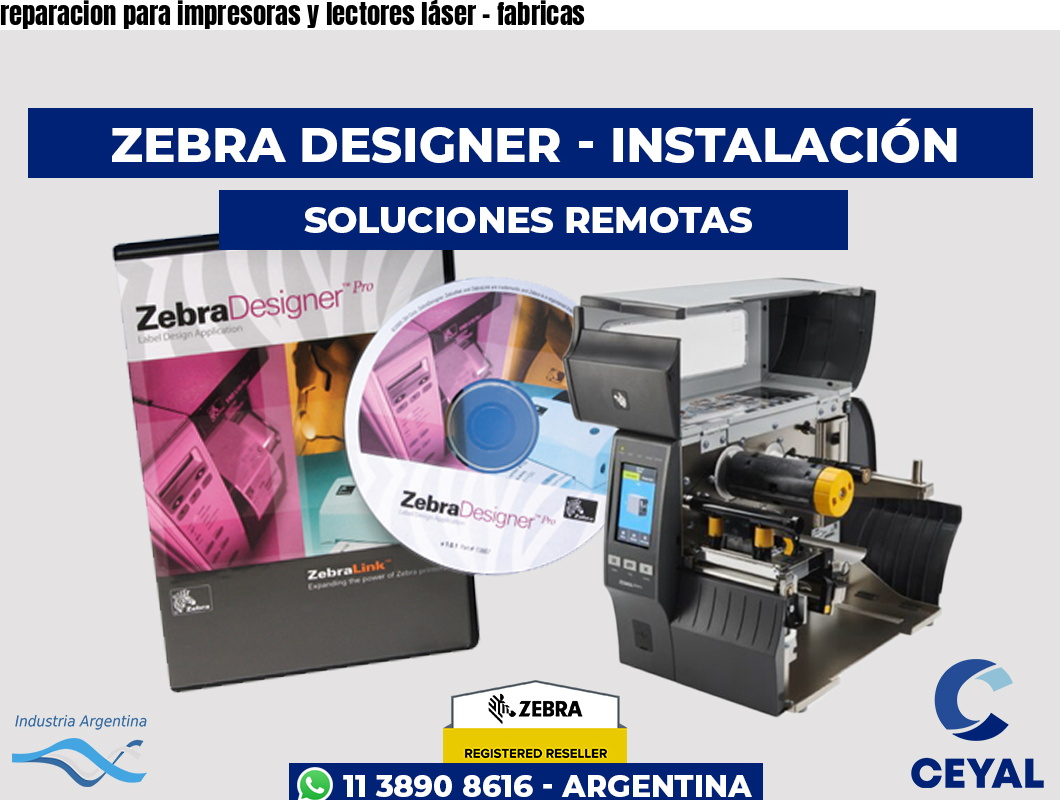 reparacion para impresoras y lectores láser – fabricas