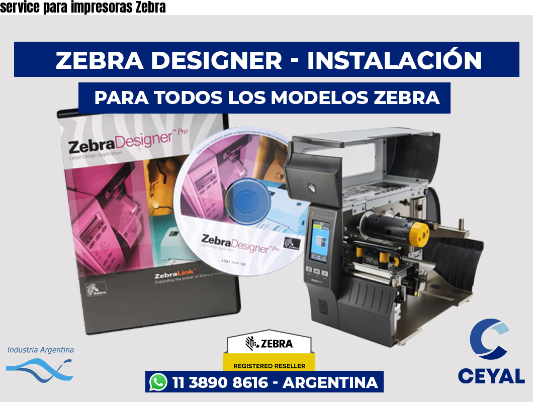 service para impresoras Zebra