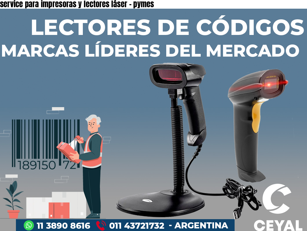 service para impresoras y lectores láser - pymes