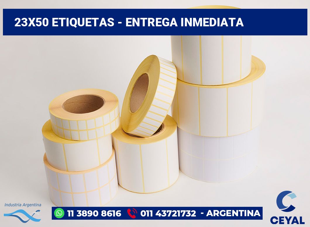 23×50 Etiquetas