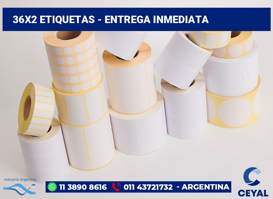 36×2 Etiquetas