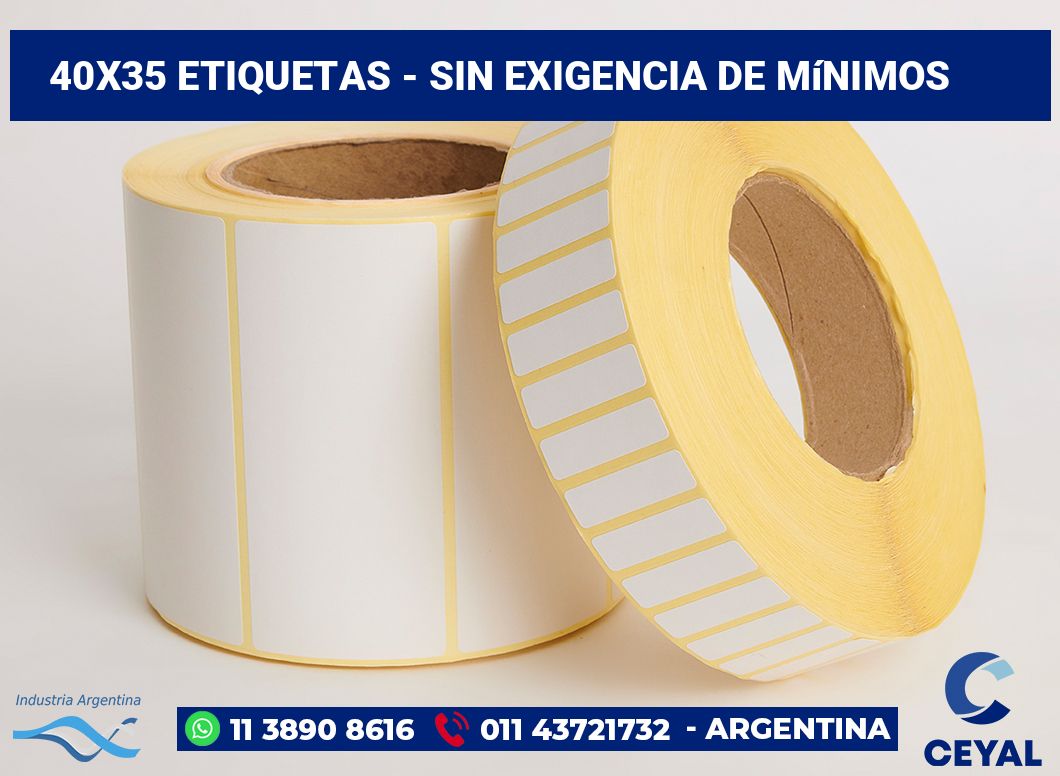 40x35 Etiquetas