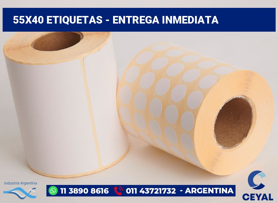 55x40 Etiquetas