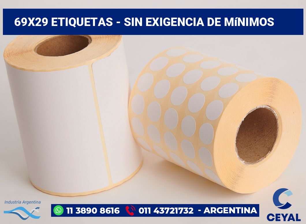 69x29 Etiquetas