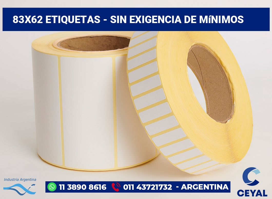 83x62 Etiquetas