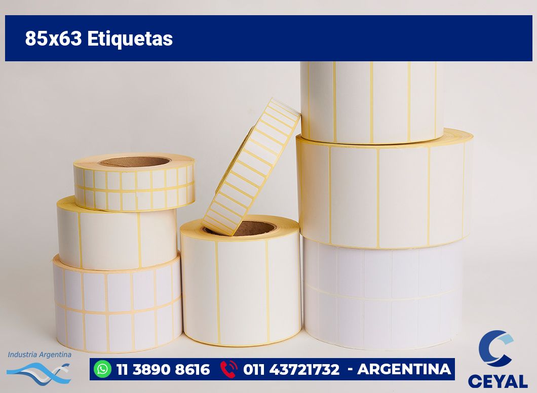 85×63 Etiquetas