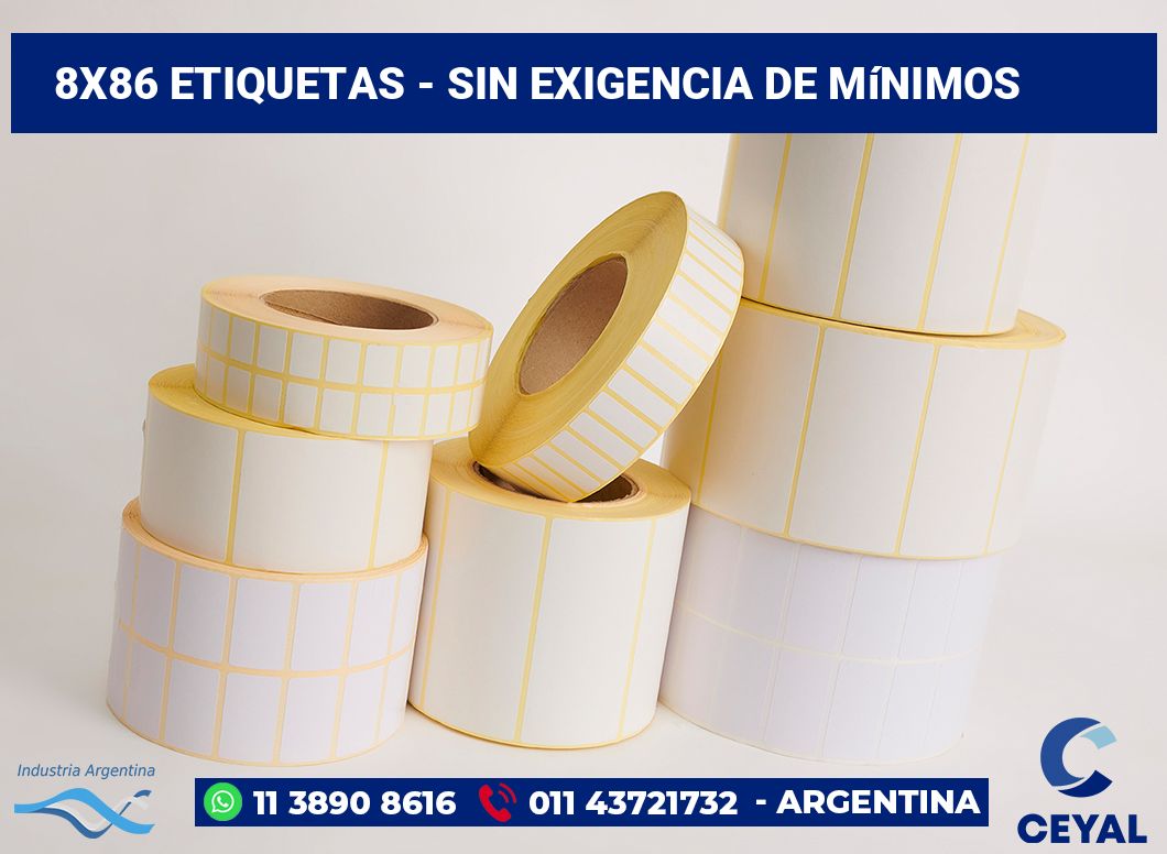 8x86 Etiquetas