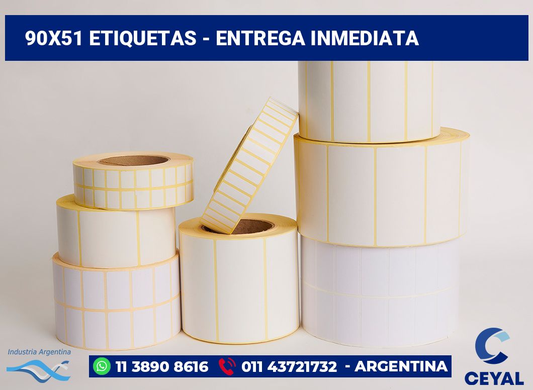 90×51 Etiquetas
