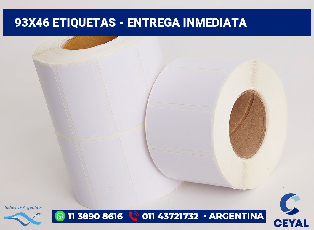 93x46 Etiquetas
