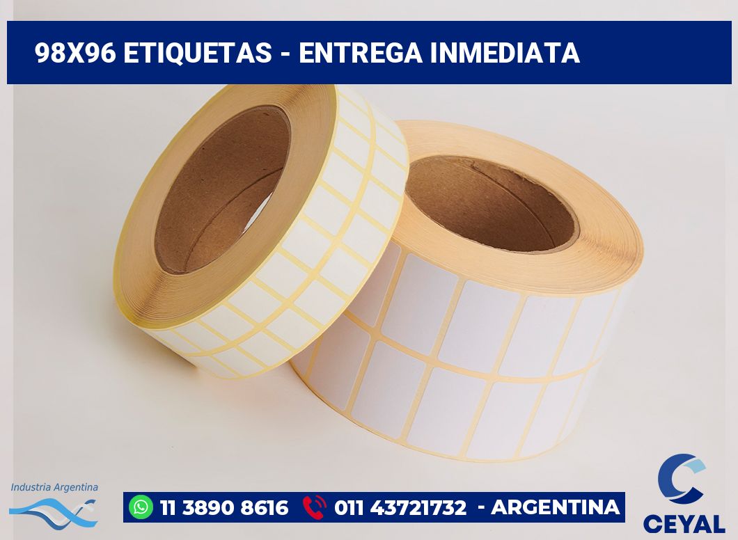 98x96 Etiquetas