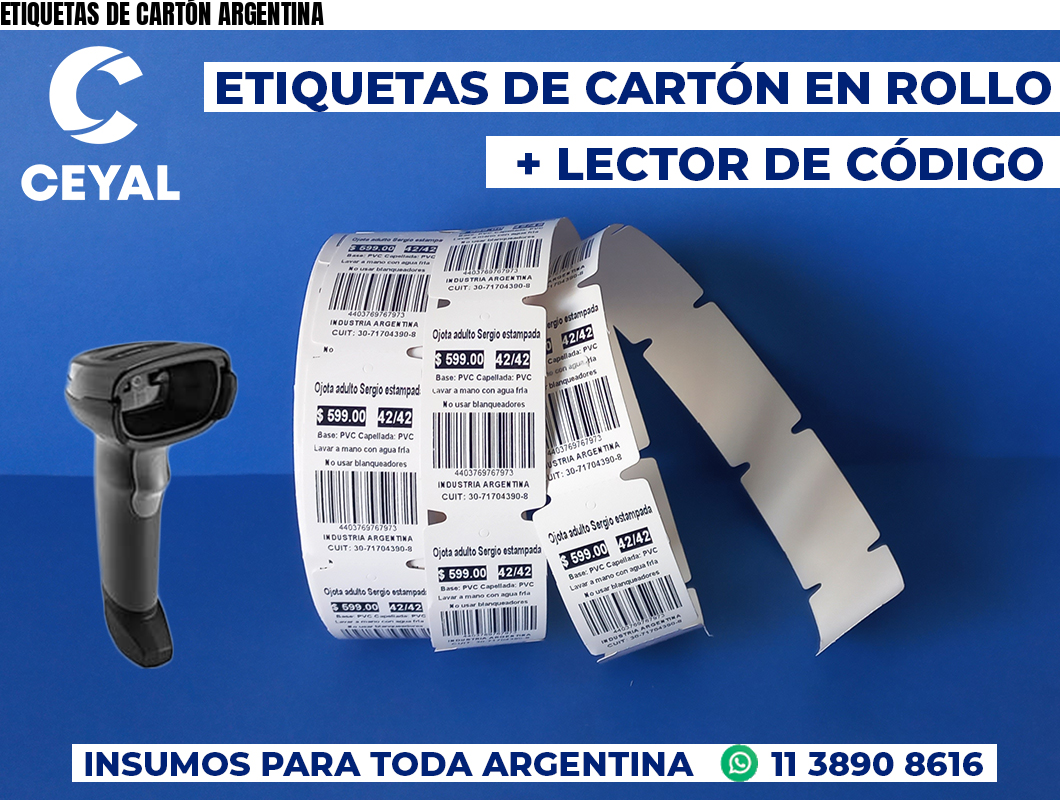 ETIQUETAS DE CARTÓN ARGENTINA
