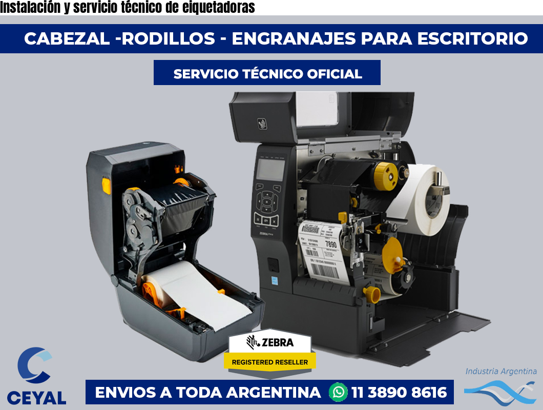 Instalación y servicio técnico de eiquetadoras