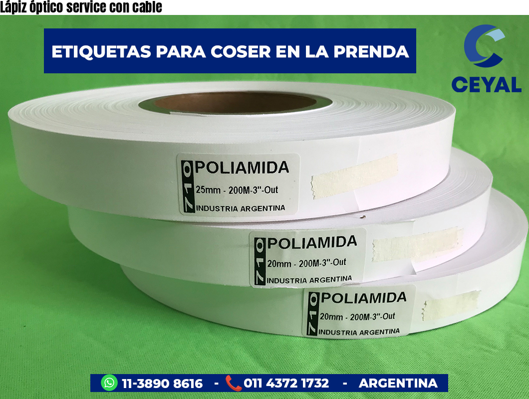 Lápiz óptico service con cable