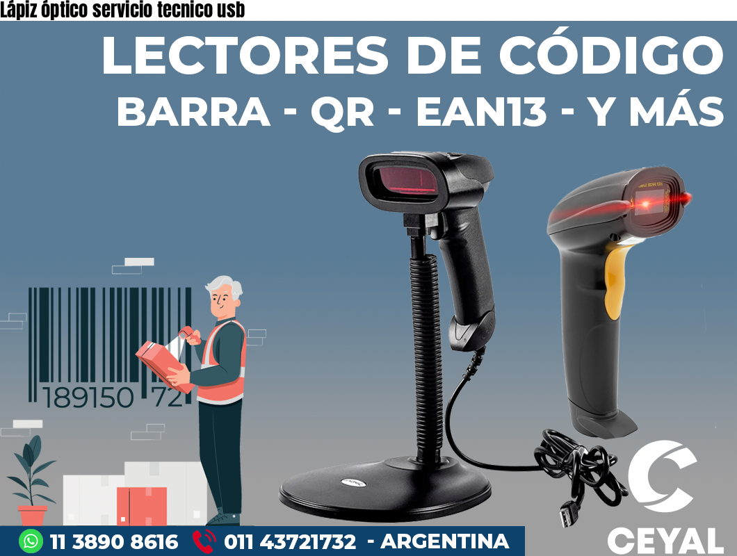 Lápiz óptico servicio tecnico usb