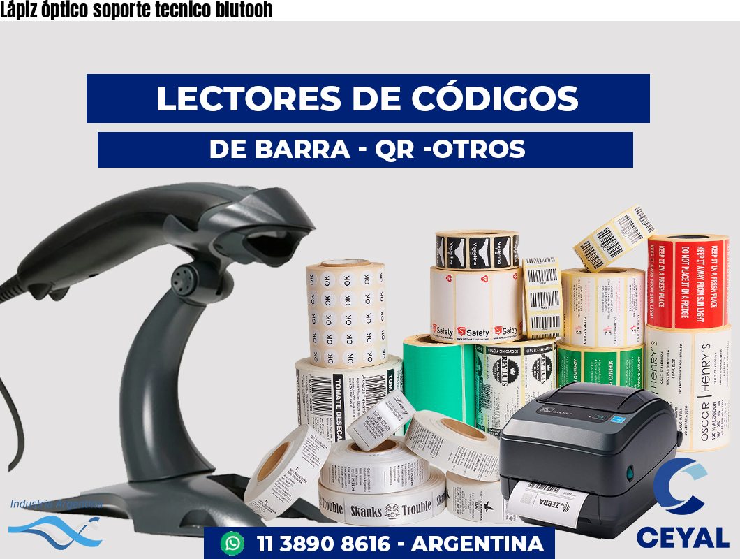 Lápiz óptico soporte tecnico blutooh