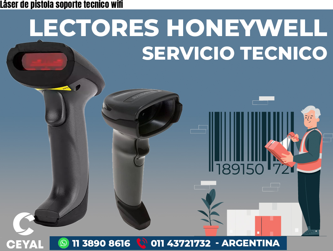 Láser de pistola soporte tecnico wifi