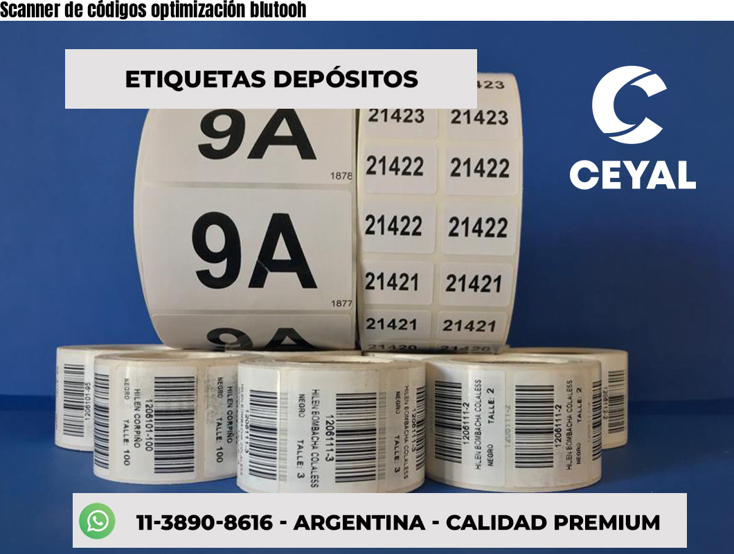 Scanner de códigos optimización blutooh