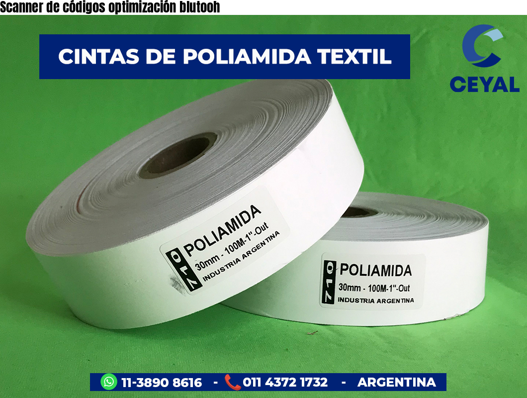 Scanner de códigos optimización blutooh