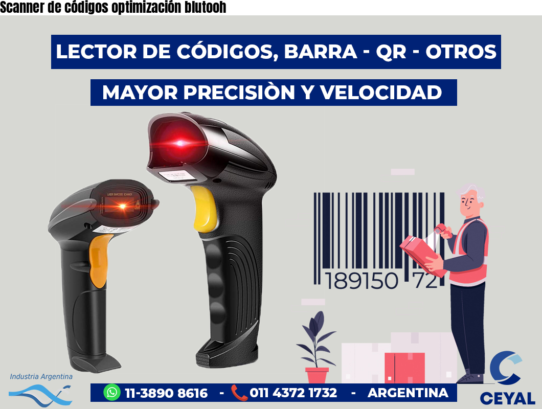 Scanner de códigos optimización blutooh