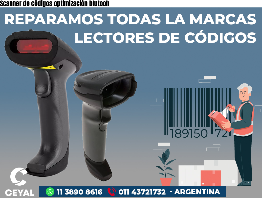 Scanner de códigos optimización blutooh