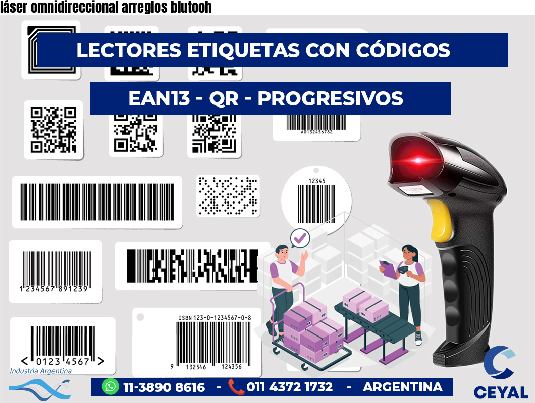 láser omnidireccional arreglos blutooh