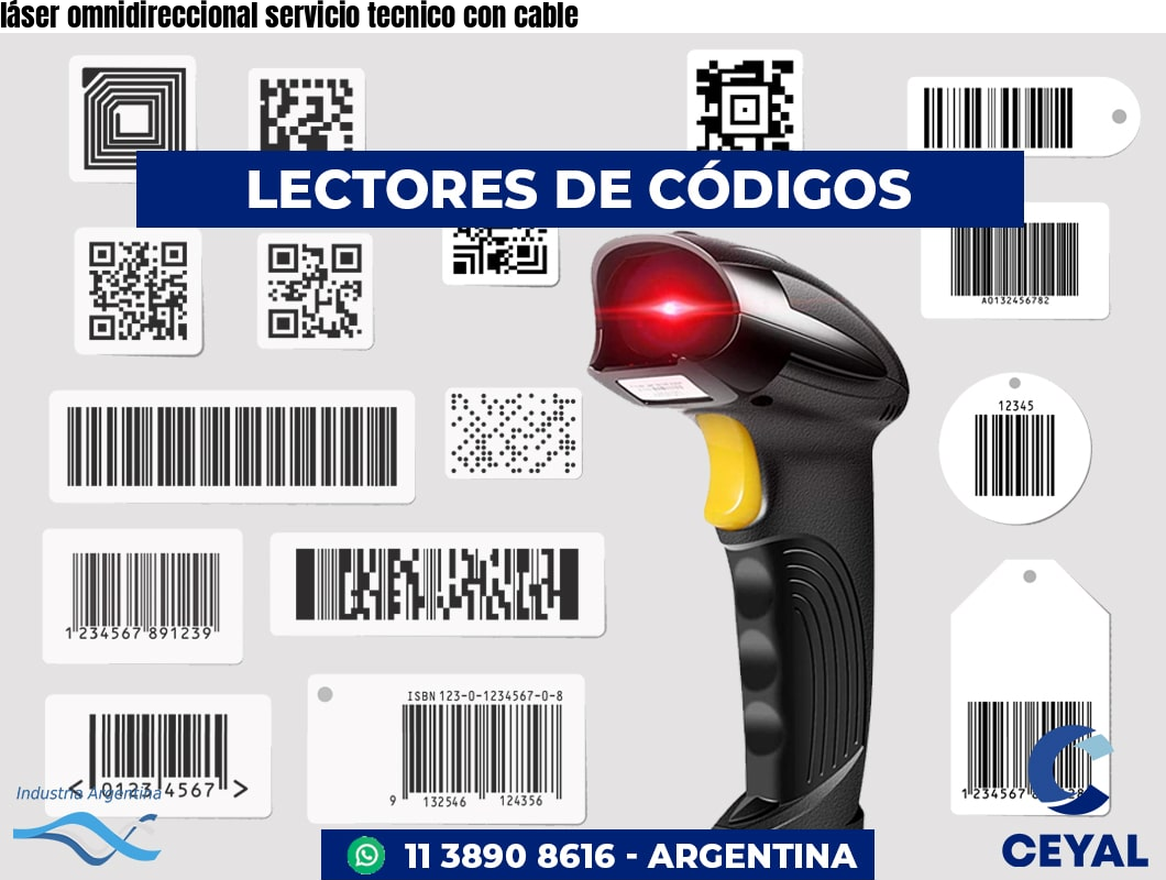 láser omnidireccional servicio tecnico con cable