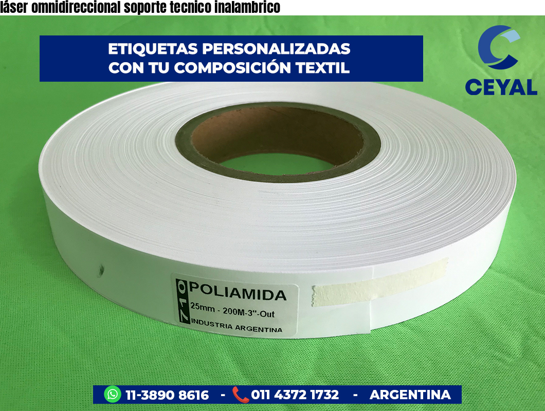 láser omnidireccional soporte tecnico inalambrico