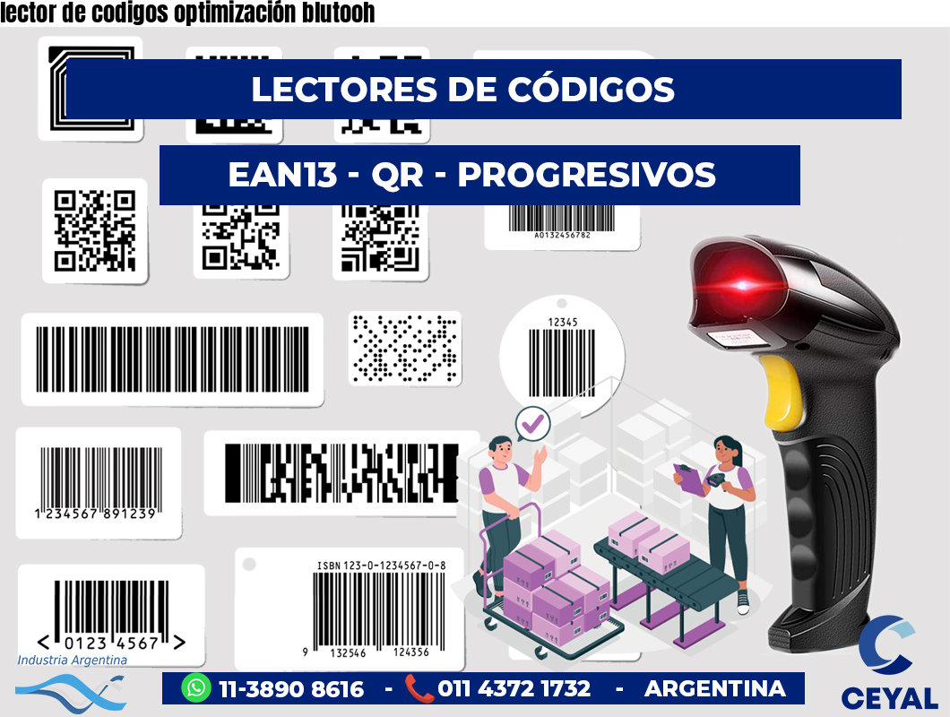 lector de codigos optimización blutooh