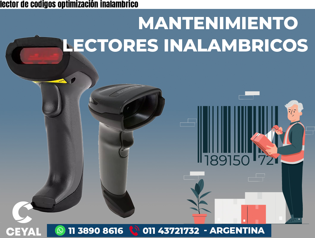 lector de codigos optimización inalambrico
